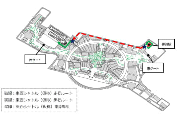 大阪万博、東ゲート→西ゲートのシャトルバス運行開始
