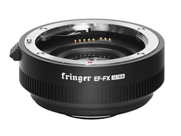 キヤノンEF→富士フイルムX用のレデューサー入りアダプター