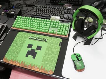 MinecraftコラボのRazer製ゲーミングデバイス群が販売スタート