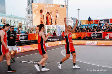 女子日本代表、粘り勝ちでプレーイントーナメント進出決定！高橋芙由子が終盤に勝負強さを発揮【FIBA 3×3ワールドカップ2025】