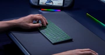 Razer、Win/Mac両対応のポータブルワイヤレスゲーミングキーボード