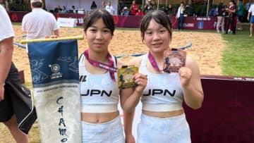 ＜レスリング＞小島怜紗（群馬・前橋育英高）が優勝、田中結（JWA／東京・帝京高）は3位…2025年アジア・ビーチ選手権