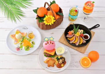 「カービィカフェ」甘ずっぱい“オレンジ”を使った夏限定メニューが美味しそう！7月2日から開催