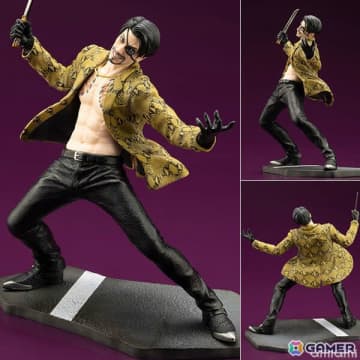 「龍が如く」シリーズの真島吾朗が1/6スケールフィギュアで登場！鬼炎のドスを構えたバトルポーズは迫力満点