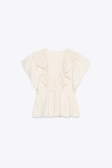【ZARA】1枚で可愛い「主役トップス」