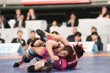 ＜レスリング＞【2025年全日本選抜選手権・特集】残り時間「0秒17」の激戦を制し、初の世界チャンピオン奪取へ向かう…女子62kg級・元木咲良（育英大助手）