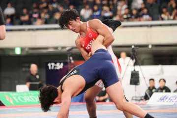 ＜レスリング＞【写真集】2025年明治杯全日本選抜選手権・決勝＆プレーオフ（男子フリースタイル79～125kg級）