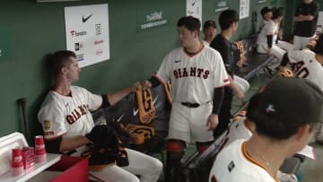 「バッテリーの勝利」巨人・グリフィンが捕手・岸田行倫を称賛　ベンチの会話は「通訳なしでも」