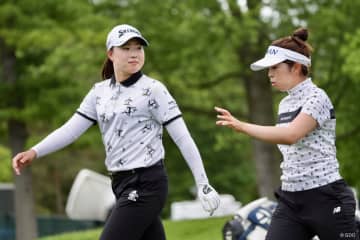【速報】竹田麗央&山下美夢有は首位と3打差でホールアウト