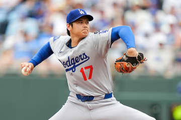 ドジャース・大谷翔平が2回無失点1K　復帰3戦目で初の複数イニング　MLB自己最速163.7キロで先制ピンチ切り抜ける