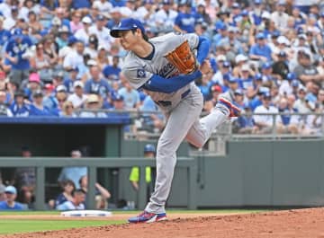 大谷翔平が３度目登板で〝爆速〟164キロ！　２回を１安打無失点の圧巻投球