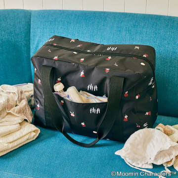 宝島社、リトルミイ＆ニョロニョロ「ボストンバッグ」は上品な総柄でBIGサイズ。旅行やジムにも