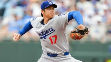 二刀流・大谷翔平、MLB自己最速約164キロをマーク！今季3度目の実戦は豪速球で圧倒　2回を投げ打者7人に1安打1四球