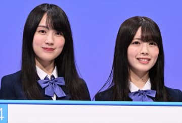 乃木坂46・賀喜遥⾹＆筒井あやめ、制服姿で登場　W主演ドラマで青春を感じる