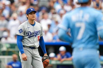 大谷翔平は敵軍スターと「何話していたのかな？」　誕生した豪華な瞬間にX釘付け「ええな…」