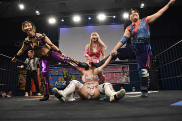 【飛鳥プロレス】しのせ愛梨紗が“新生”飛鳥プロレス初戦のメインを白星で締めた！7・11新宿で師匠格の紫雷美央と対戦へ