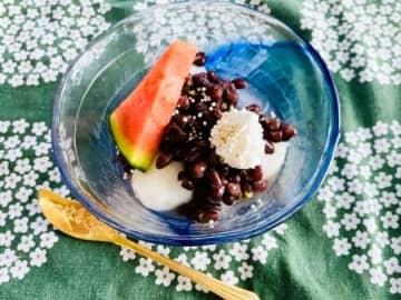 夏はアイスで！冬はホットで！一年中食べたい！冷やしても柔らかい白玉入り善哉
