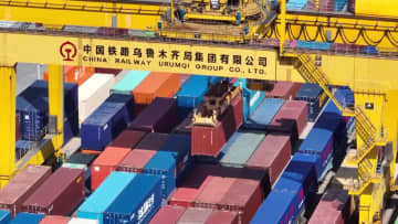 中国新疆コルガス経由の貿易、1～5月1800万トン超