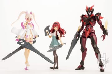 明日発売のガールズプラモスタイル#07 特別付録「M.S.Gウェポンユニット マルチモジュラーブレード 先行配備型」の魅力と組み合わせ例をコトブキヤキットとともにご紹介！