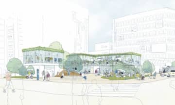 沼津駅南口の西武百貨店跡地ににぎわい拠点、沼津市などが商業施設を整備へ