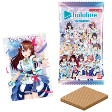 「ホロライブ」カード付きウエハース第3弾が発売！メンバー49名の新規撮りおろし＆質問への手書き回答をプリント