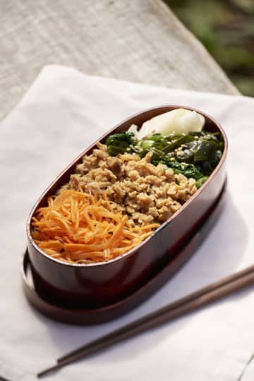 頑張らないのに栄養満点◎作りおき×ご飯で簡単ビビンパ弁当