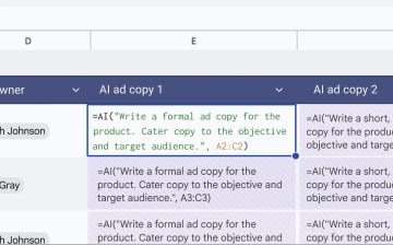 「Google スプレッドシート」に「AI関数」導入 ～Geminiがセル内でテキスト生成や要約／データやスプレッドシートの専門知識がなくても簡単にデータをつくれる
