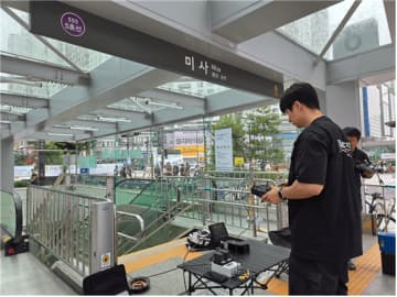 リベラウェアが韓国の民・官・軍統合訓練に参加、ドローンで駅構内を探索