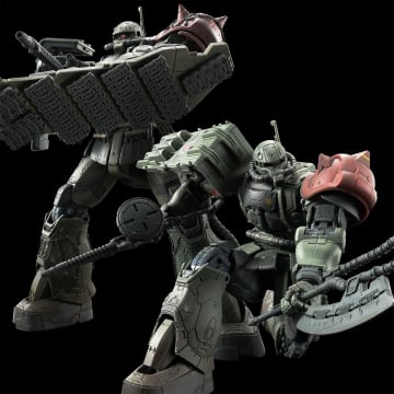 「ガンダム 復讐のレクイエム」よりガンプラ「HG ザクII F型 ルショーン機＆無識別型ザクII ルショーン機」9月再販決定！