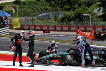 クラッシュのアントネッリに、次戦3グリッド降格のペナルティ「フェルスタッペンをリタイアさせてしまい申し訳ない」