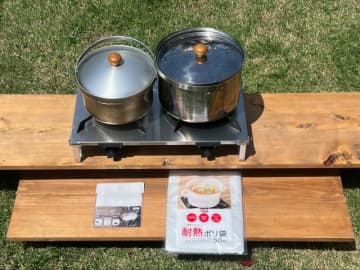 コメ高いので… “焦げ＆芯のこり”で失敗したくない！「キャンプ炊飯」に「セリアの袋」は使えるか？　試した結果