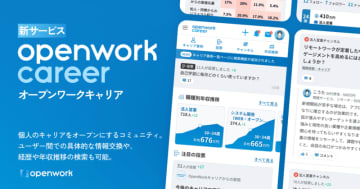 個人のキャリアをオープンにするコミュニティ「OpenWorkキャリア」を開始しました