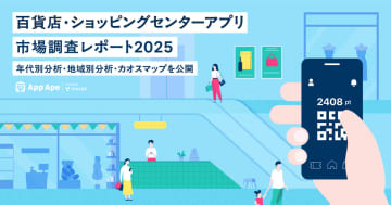 百貨店・ショッピングセンターアプリ、50・60代以上の女性の利用率が最多【フラー調査】