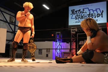【2AW】花見達也が無差別級王者・若松大樹から直接ピン、前哨戦を制す！6.29『チーバトル230』