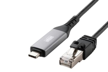 Wi-Fi接続が不安定なときに便利！ アダプタ無しで使えるUSB C to LAN変換ケーブル