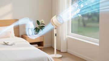イオンの風で花粉もほこりも吹き飛ぶ？ 静音3Dサーキュレーター「F902promax」