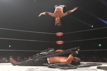 【ノア】HAYATAがGHCハードコア王座強奪　石川修司は激高「グチャグチャにしてやるよ！」