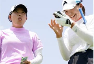 渋野日向子と勝みなみが“大盛り上がり”！2人が話していた内容とは？