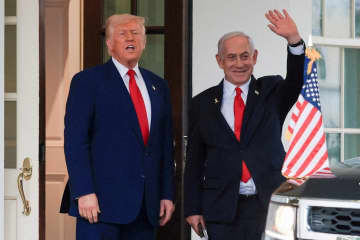米イスラエル首脳、7日に会談へ　ネタニヤフ首相の対応が焦点