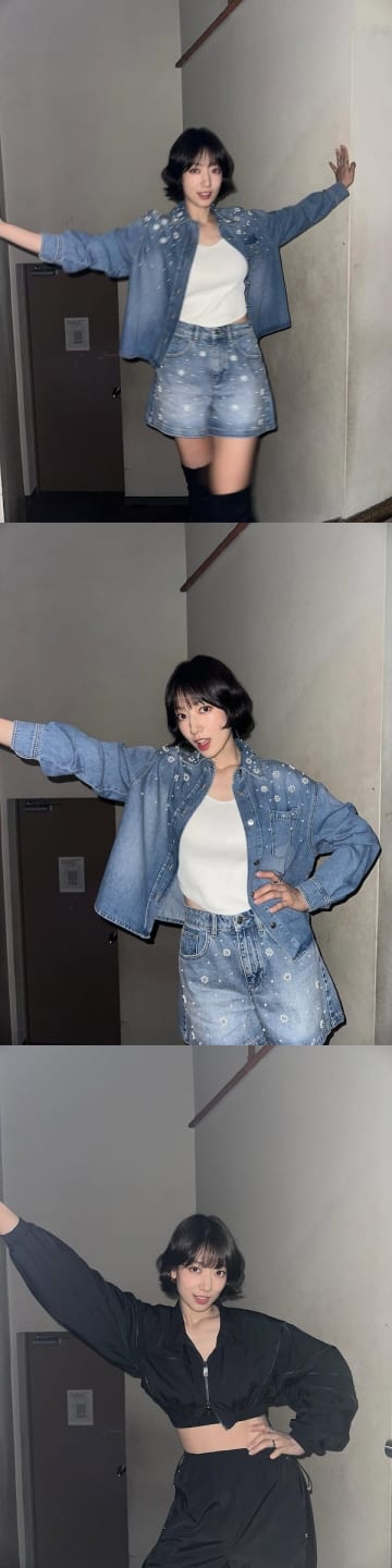 パク・シネ、日本での“愛らしい”舞台裏ショット。ボブヘアが似合いすぎる！【PHOTO】