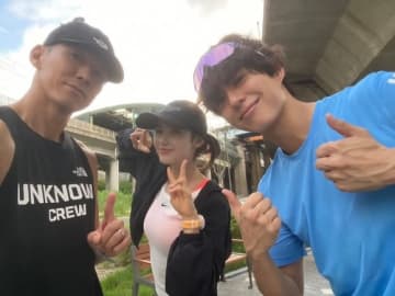 NewJeans ダニエル、パク・ボゴム＆JinuseanのSEANとランニング！？近況が話題