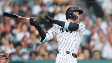 【阪神】4番・佐藤輝明のタイムリーで先制　51打点でトップの森下翔太と1差
