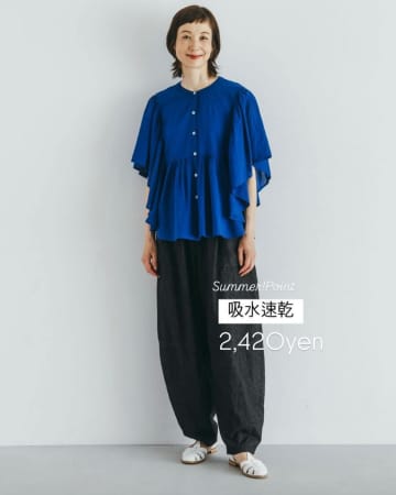 40・50代「暑い日の快適オシャレ」→【しまむら】の「機能性ボトムス」が正解かも！