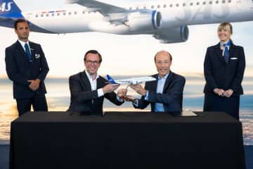 スカンジナビア航空、エンブラエルE195-E2型機を最大55機導入