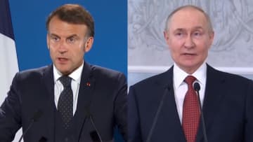 ロシア・プーチン大統領とフランス・マクロン大統領が電話会談　中東情勢などを協議