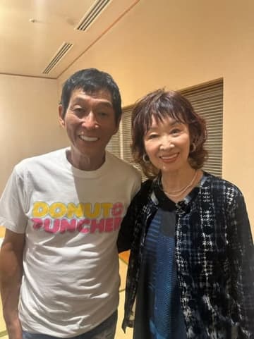 三田佳子、明石家さんまとの2ショットを公開「12年ぶりにオファーがあり」