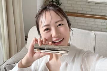 磯山さやか 40代とは思えない美肌を披露！ 美の秘密は？