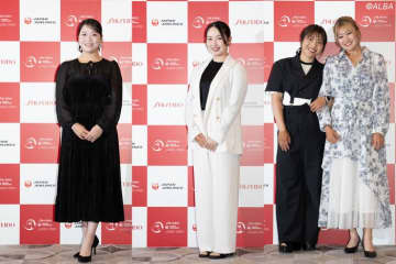 “資生堂メイク”で前夜祭に登場の女子プロがウットリ　JAL契約・後藤未有は「自分ではできないからうれしい」