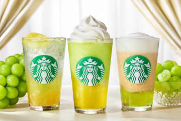 スターバックス新作「グラン マスカット フラペチーノ」マスカット×アールグレイ香るフローズンティーも