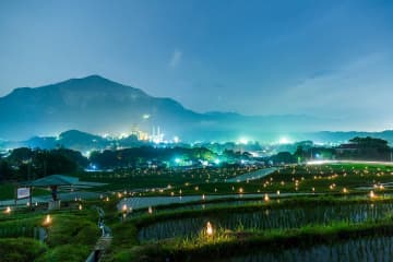 【横瀬町】幻想的な空間が広がる ｢寺坂棚田ホタルかがり火まつり｣：7/5(土)